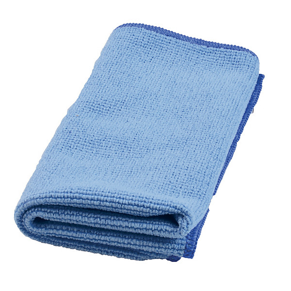 Lavettes microfibres éco-labellisées Taski MyMicro bleues, lot de 25