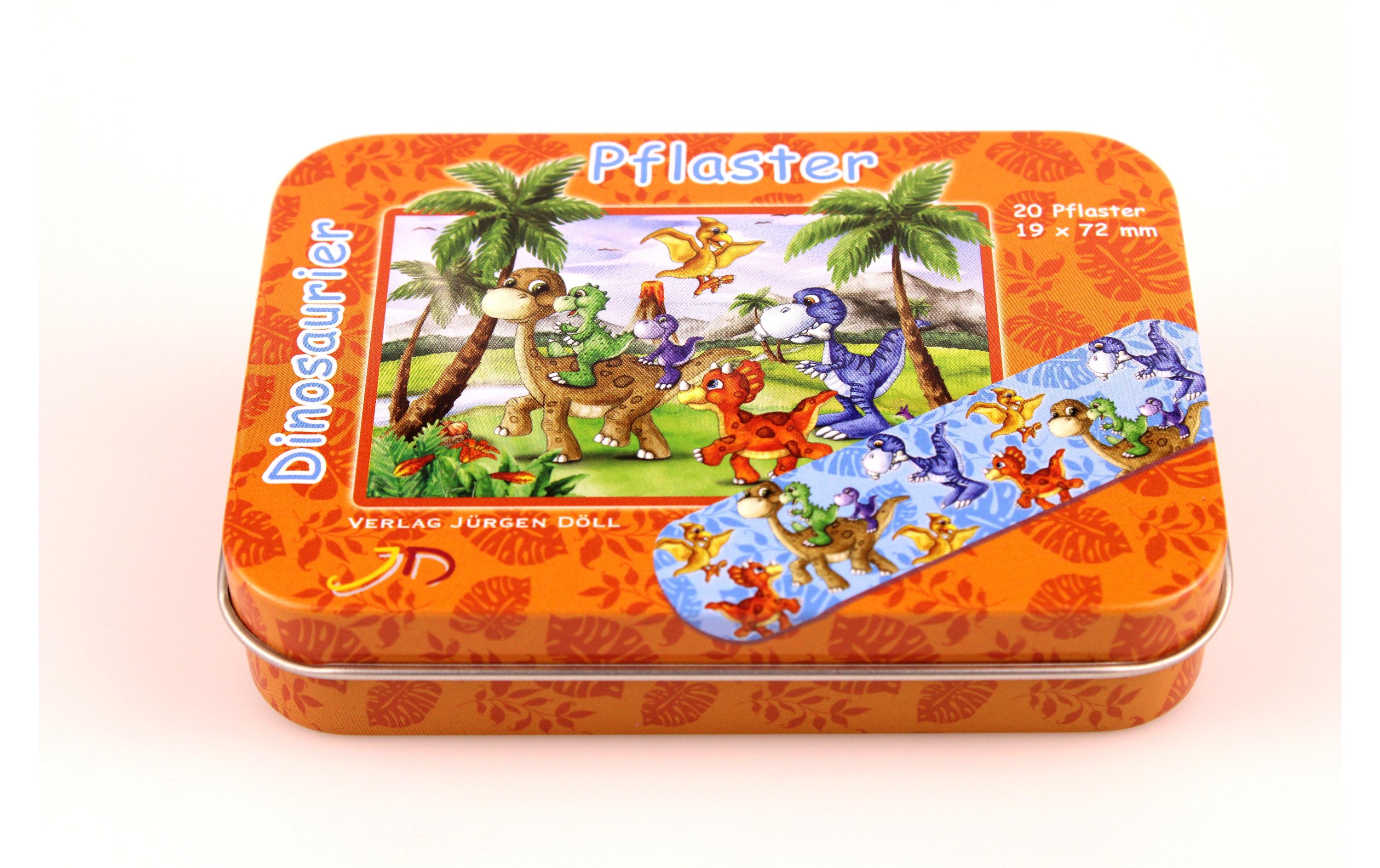 Wundpflaster Dinosaurier 20 StückPflasterbox für Kinder