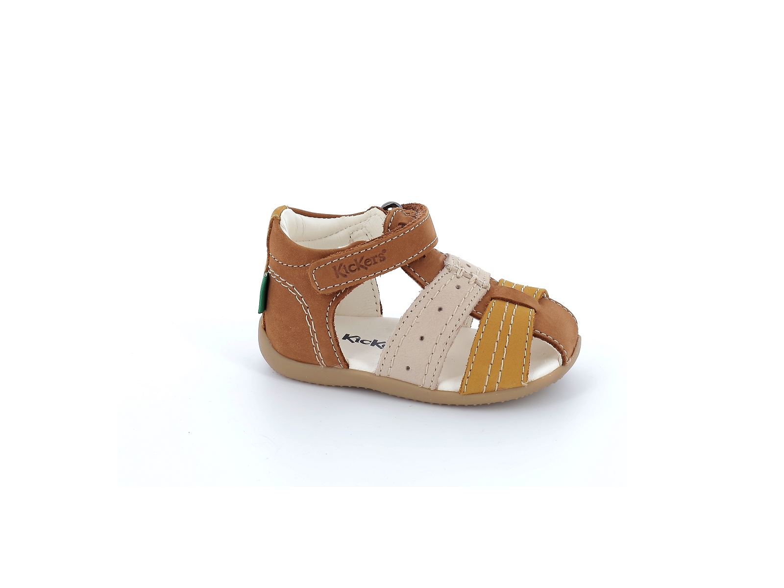 Kickers-785420 Cuir Multi-Marron