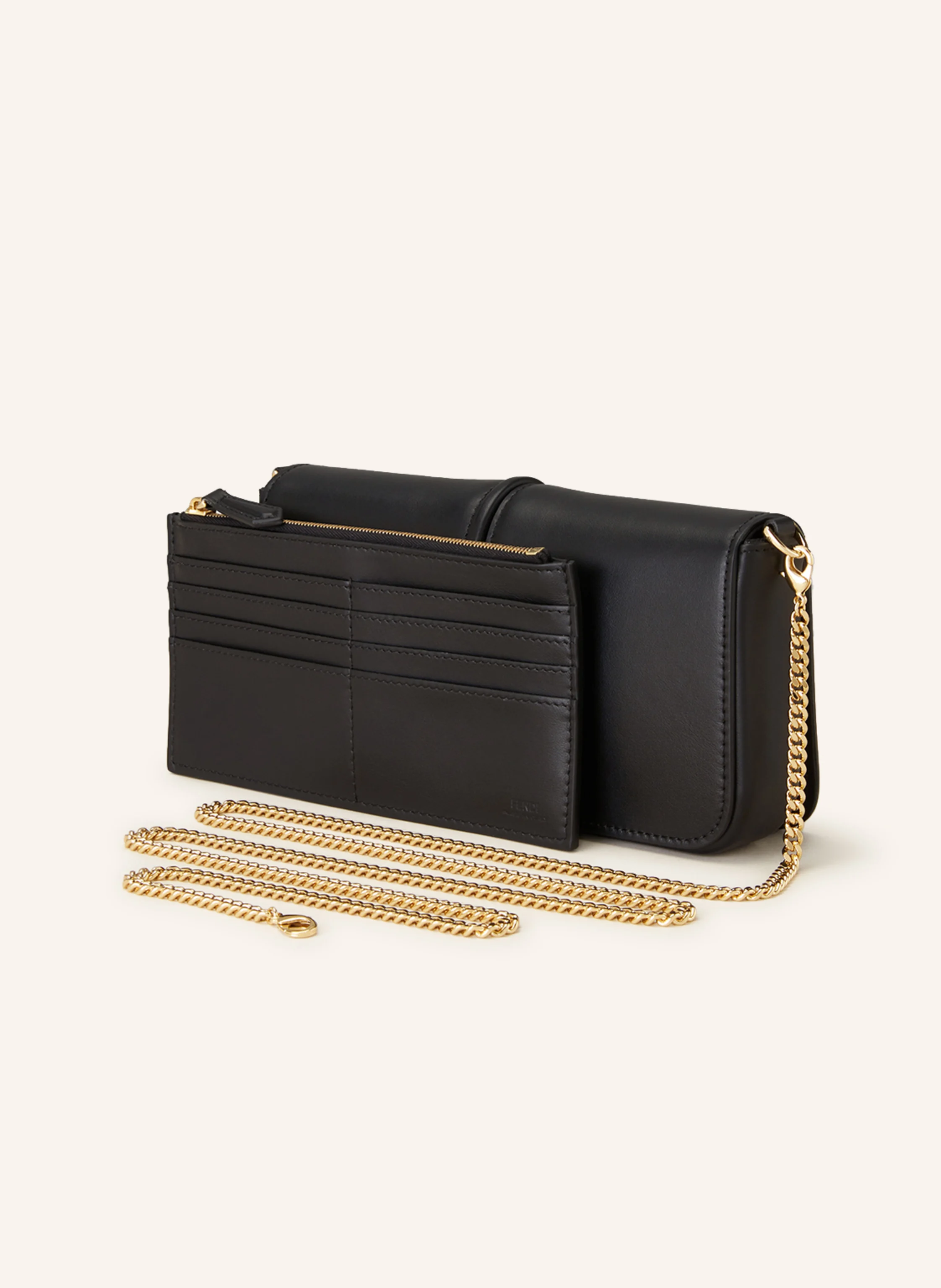 FENDI Geldbörse FENDIGRAPHY zum Umhängen mit Pouch