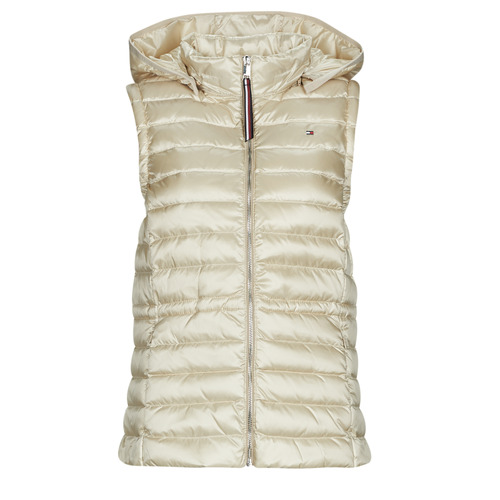 Tommy Hilfiger - FEMININE LW DOWN VEST - Beige