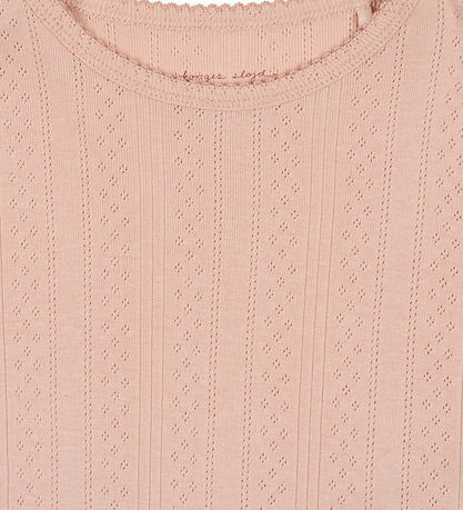 Konges Sløjd Bluse - Minna - Cameo Rose m. Lochmuster