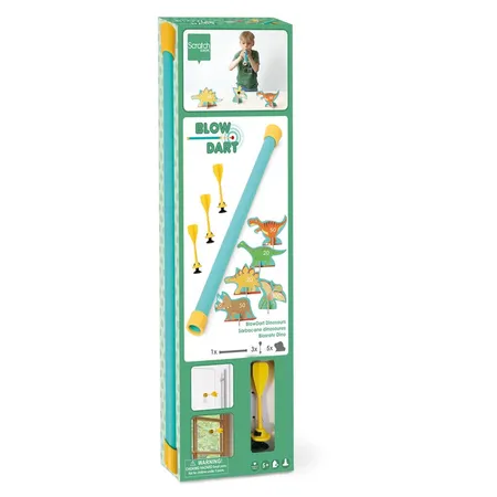 Scratch Blasrohr Dart Set Dinosaurier
