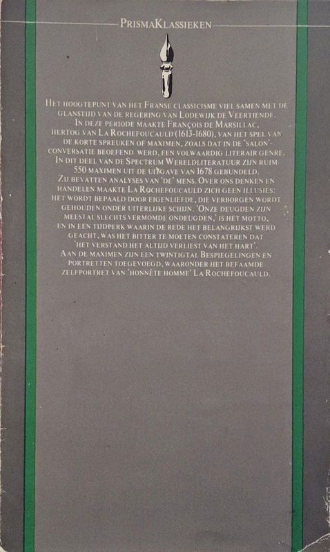 La Rochefoucauld - Maximen - Boeken - Geen Specificaties