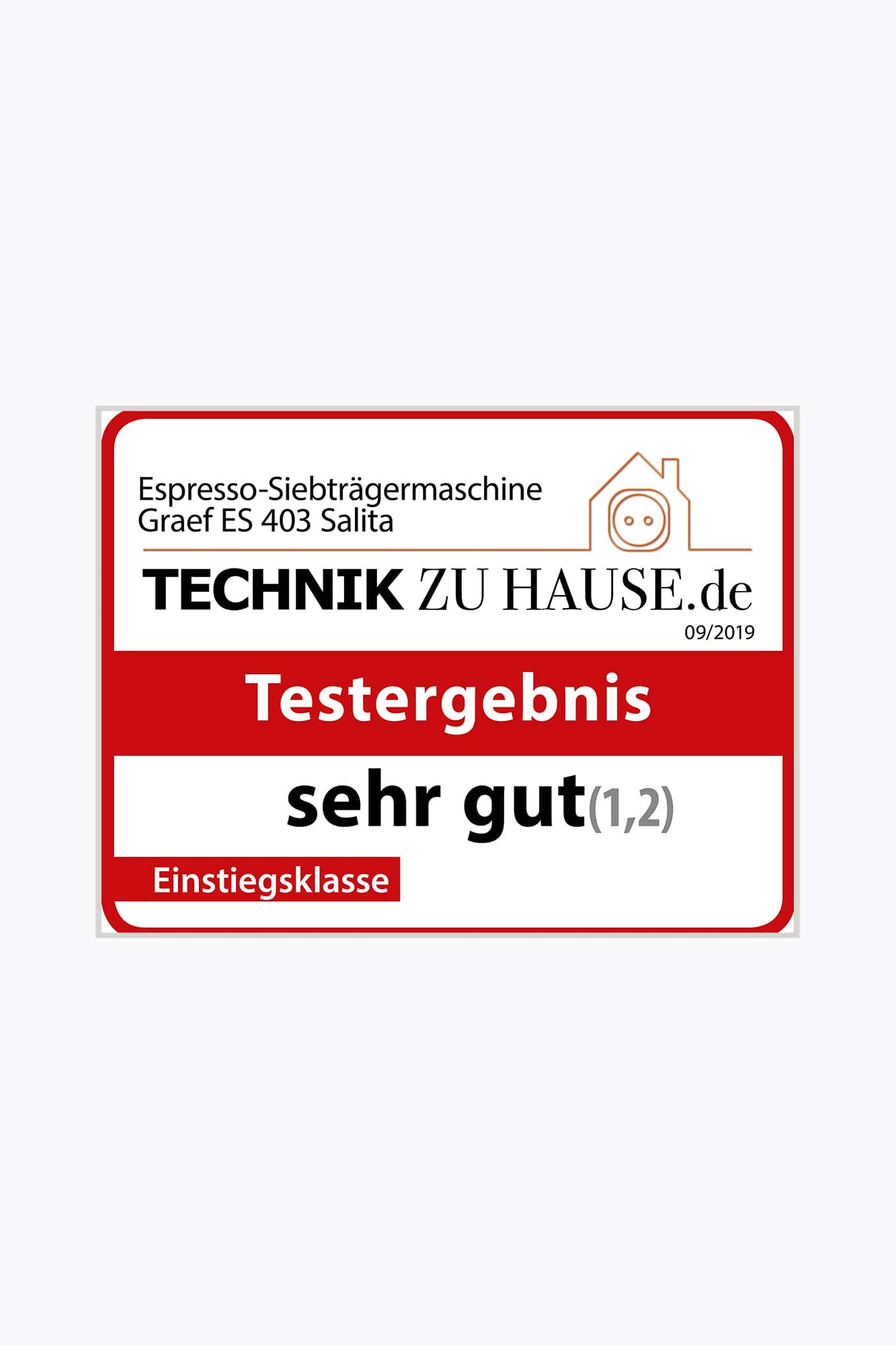 Graef Espressomaschine Salita ES400EU, Silber