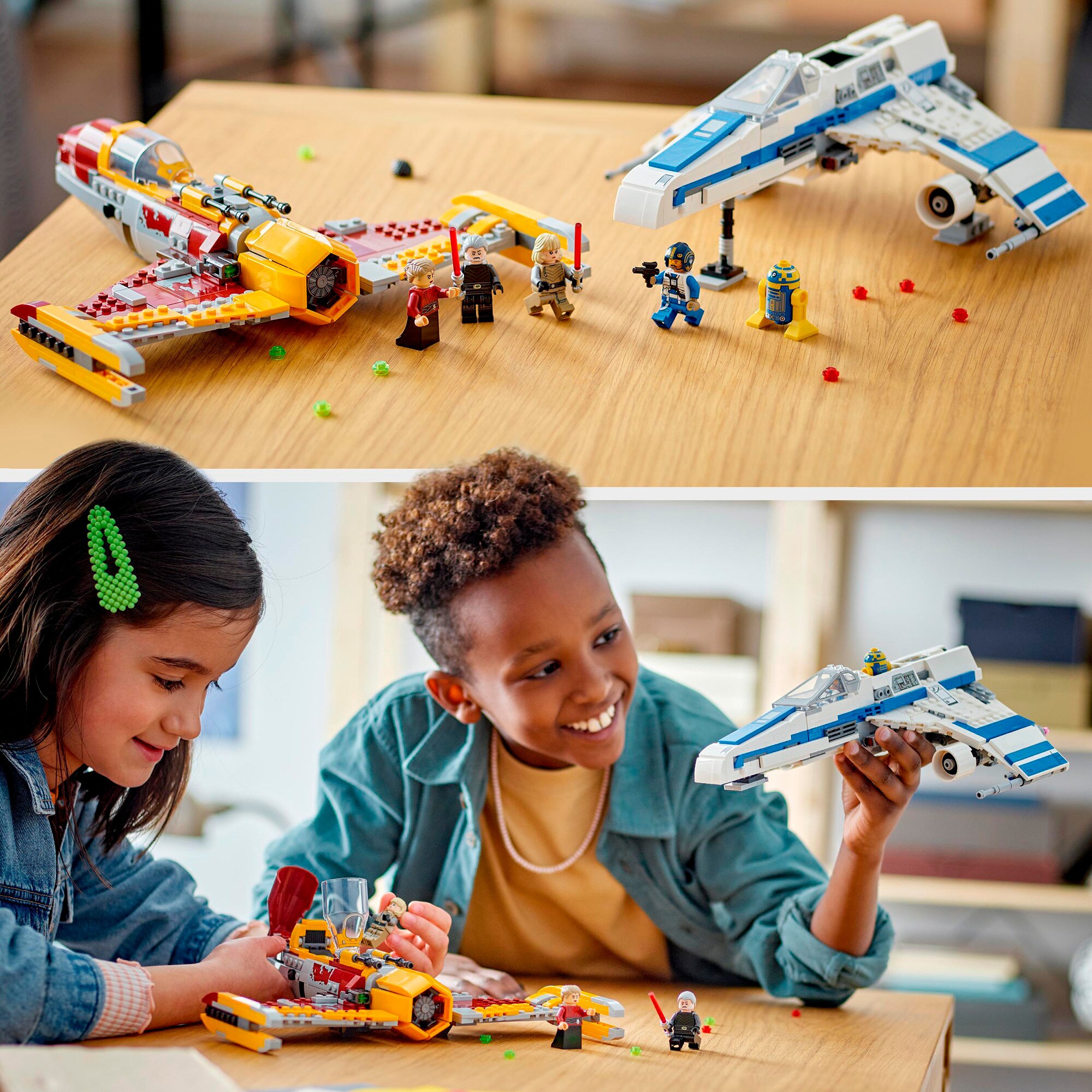 LEGO Konstruktionsspielzeug Star Wars New Republic E-Wing vs. Shin Hatis Starfighter