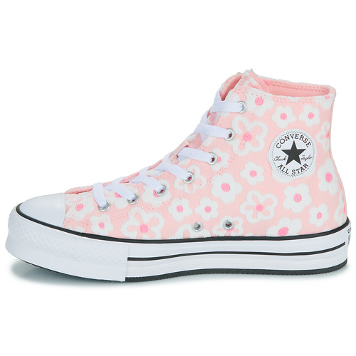 Converse - CHUCK TAYLOR ALL STAR EVA LIFT - Rose / Blanc