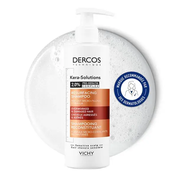 Vichy Dercos Shampoing Reconstituant Kera-Solutions 250ml