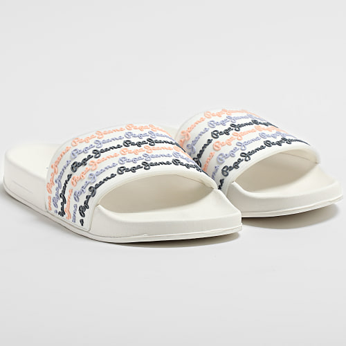Claquettes Femme Slider Set PLS70127 Off White