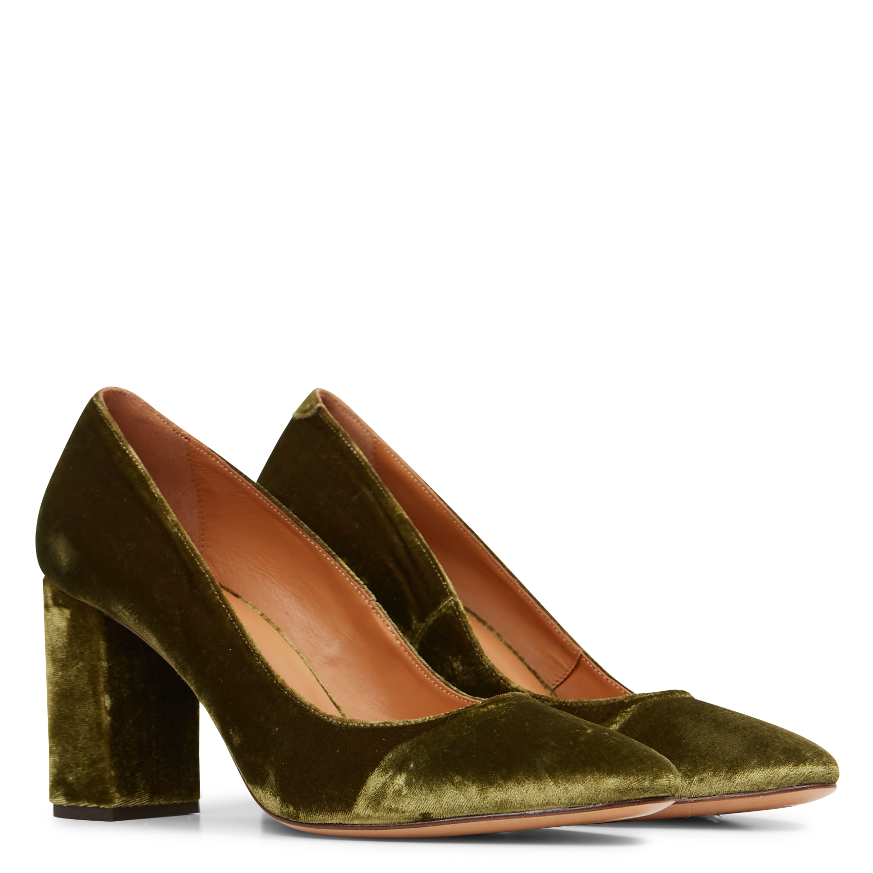 Escarpins en cuir | Kaki