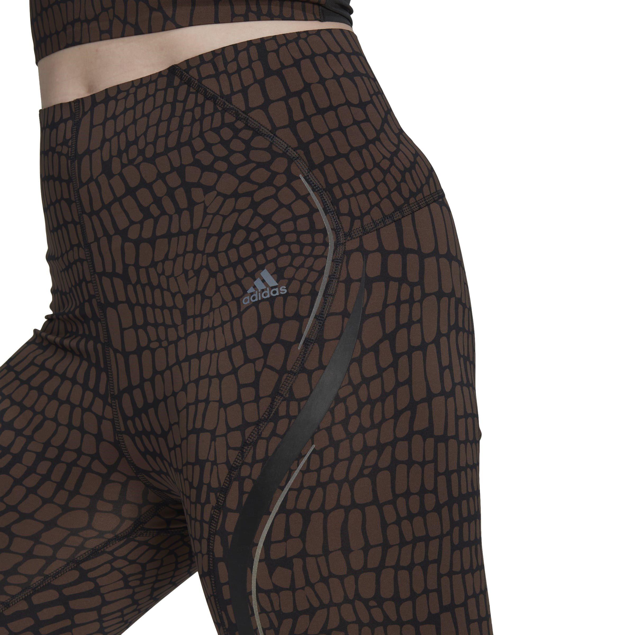 adidas TLRD HIIT Croco Luxe Training 7 8 Leggings Womens