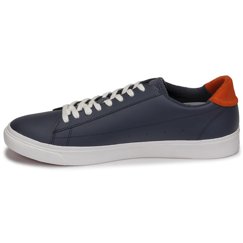 Tommy Jeans - LEATHER LOW CUT VULC - Bleu