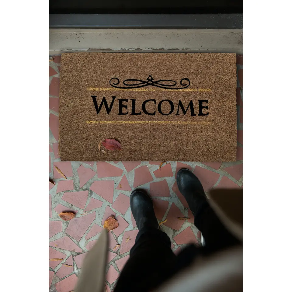 Kokosmat 'Welcome' - 50x80 cm