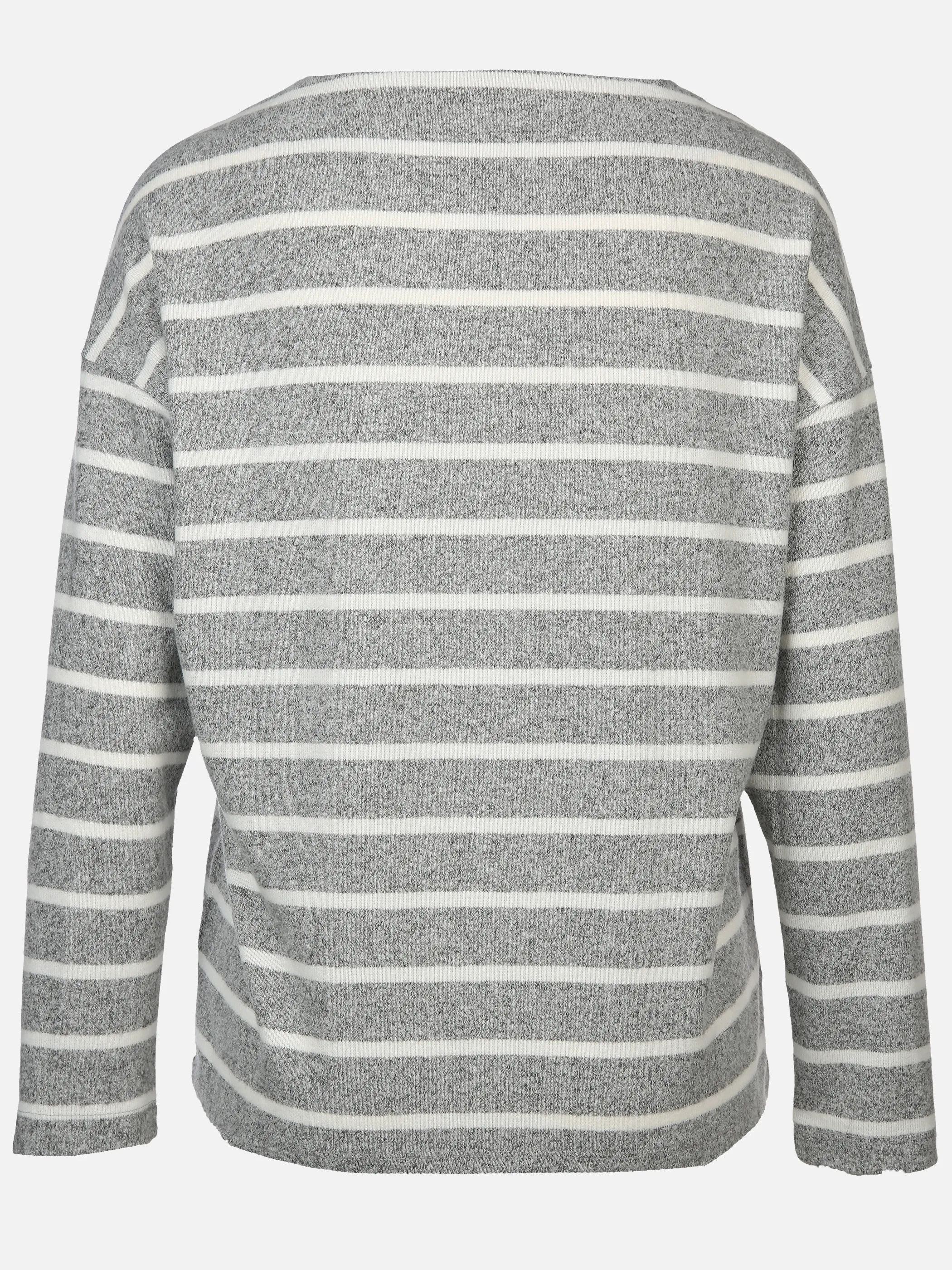 Damen Flauschshirt mit Streifen