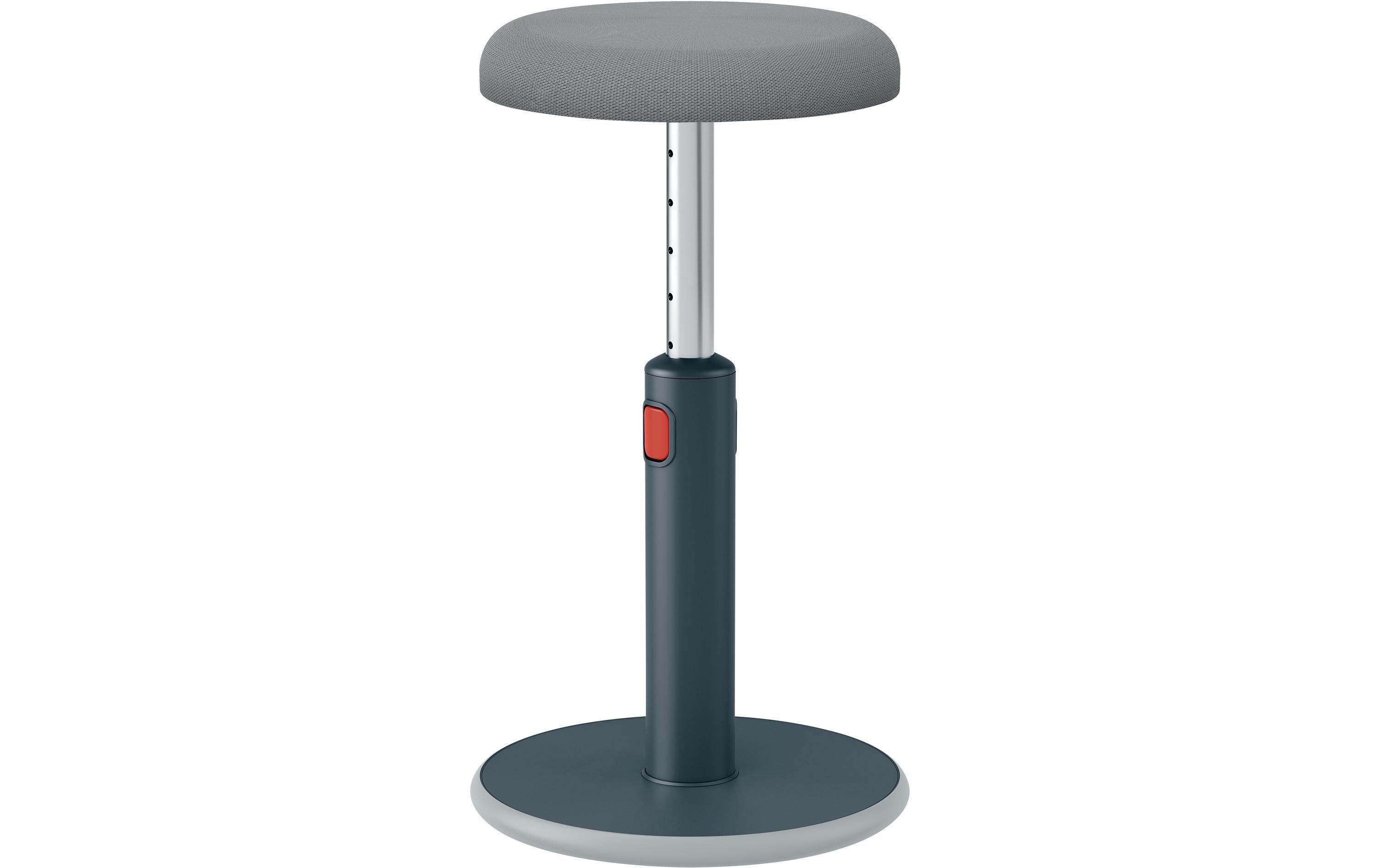 Ergo Cosy Active Sitz und Stehhocker Grau<br>Höhenverstellbarer, ergonomischer Hocker zum Sitzen und Stehen für eine verbesserte Muskelaktivität und bessere Körperhaltung