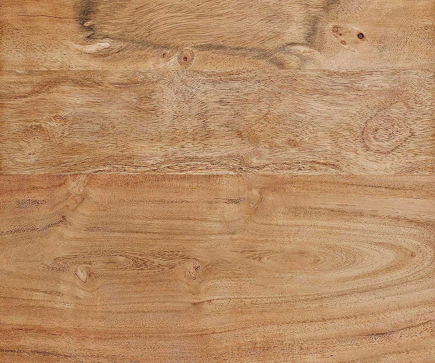 DELIFE TV-Board Stonegrace Akazie Natur 200 cm 4 Türen Steinfurnier schwebend Lowboard