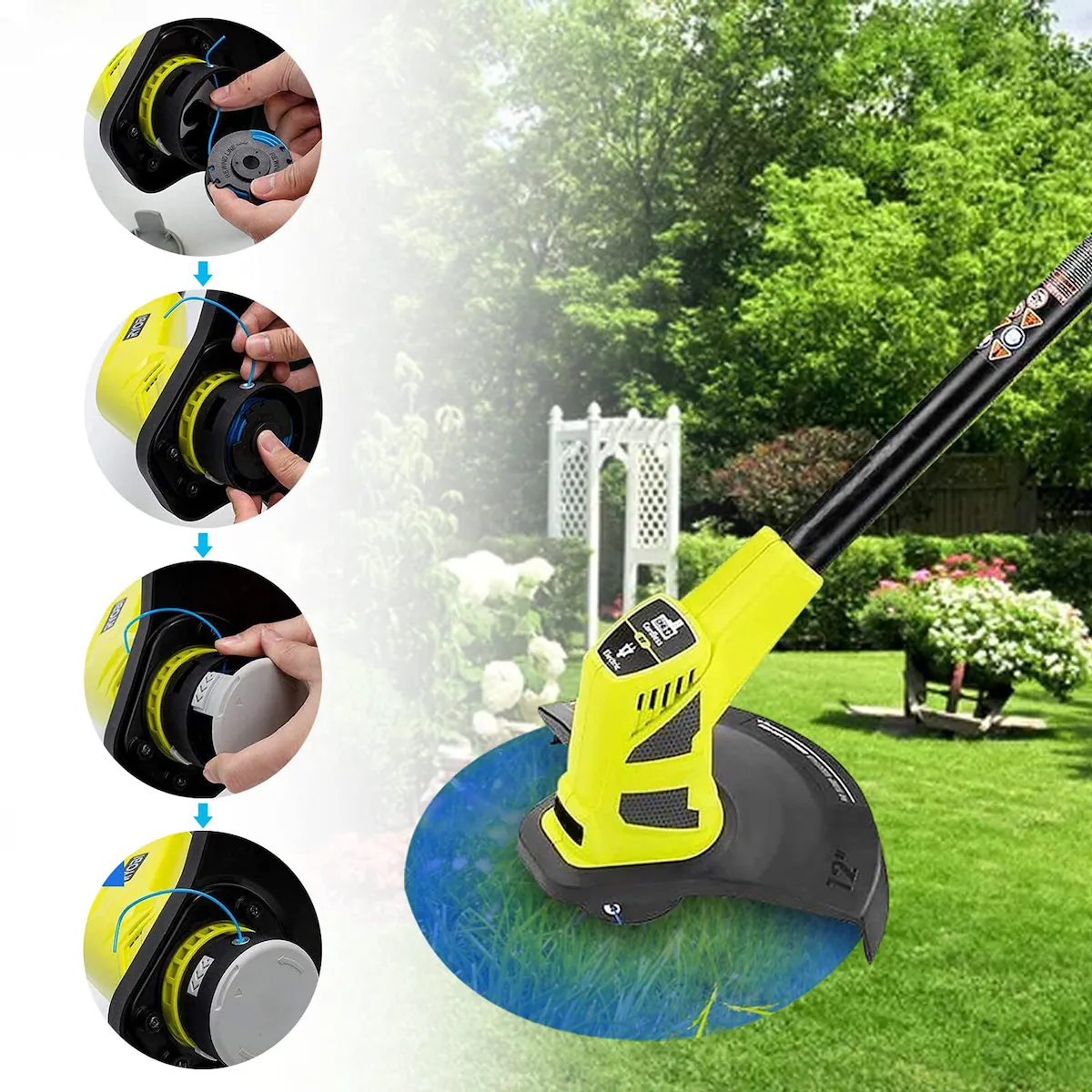 Erstatningssnellehette for RYOBI ONE, RY40200 40 volt strengtrimmer Flerfarget