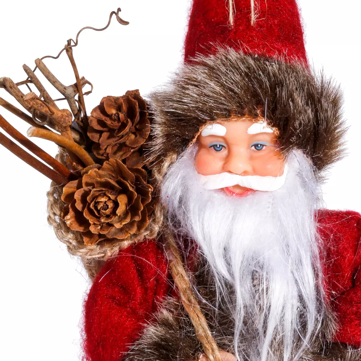 Père Noël à suspendre (H13 cm) Alphonse Rouge