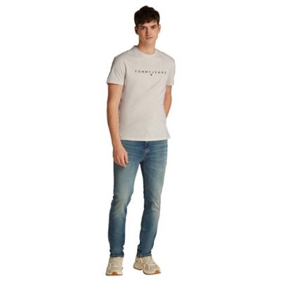 Tee-shirt à manches courtes homme Tjm Reg Linear Logo TOMMY HILFIGER