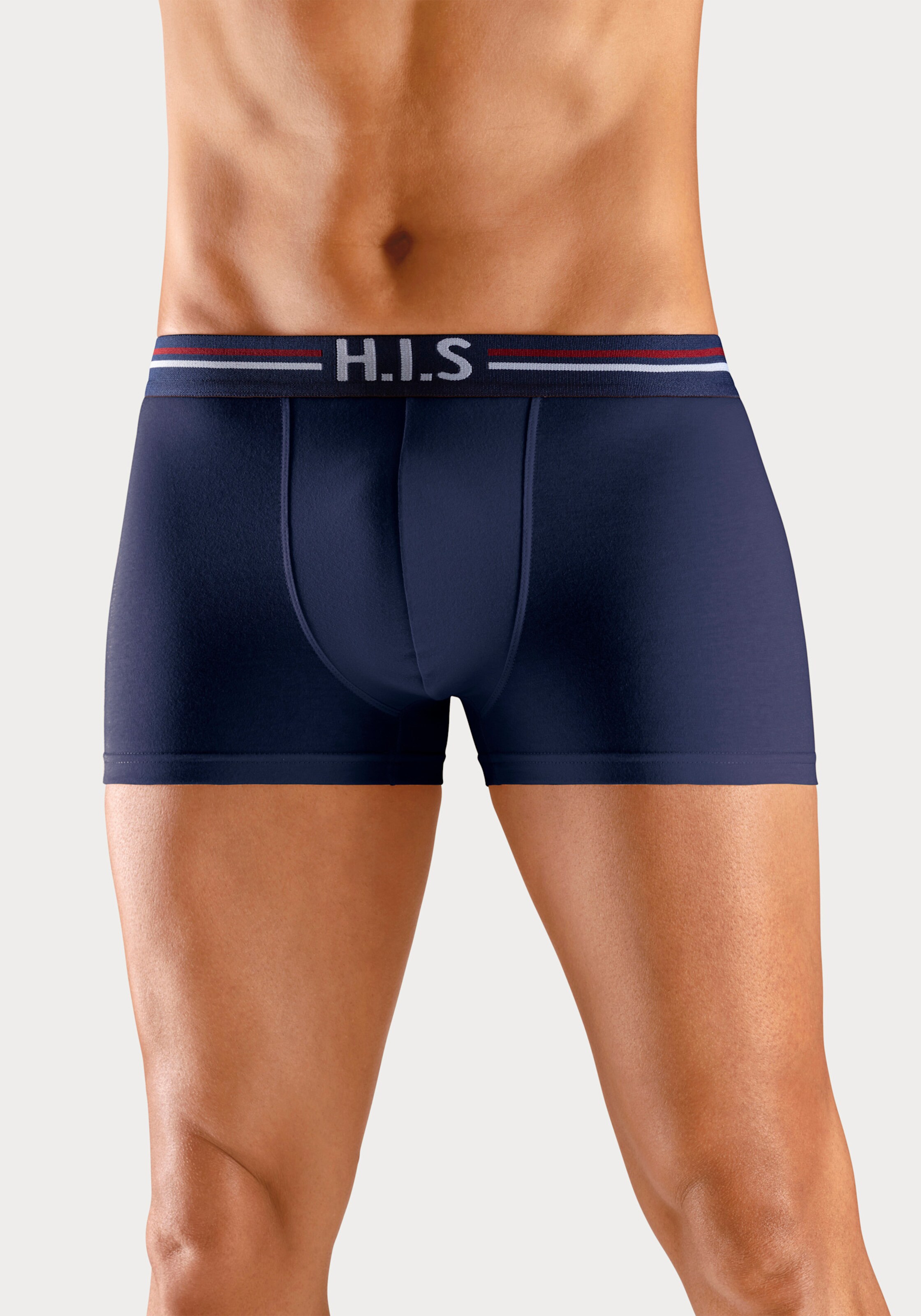 H.I.S Boxer in orange, mint, navy, grau-meliert, schwarz