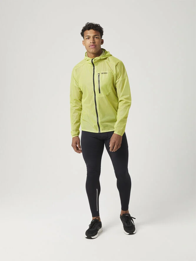 Björn Borg BORG RUNNING JACKET Safety yellow