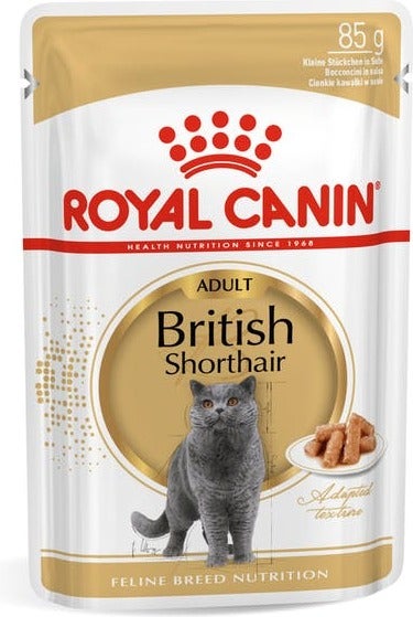 Royal Canin kattenvoer Brits Korthaar adult 85 g 12 stuks