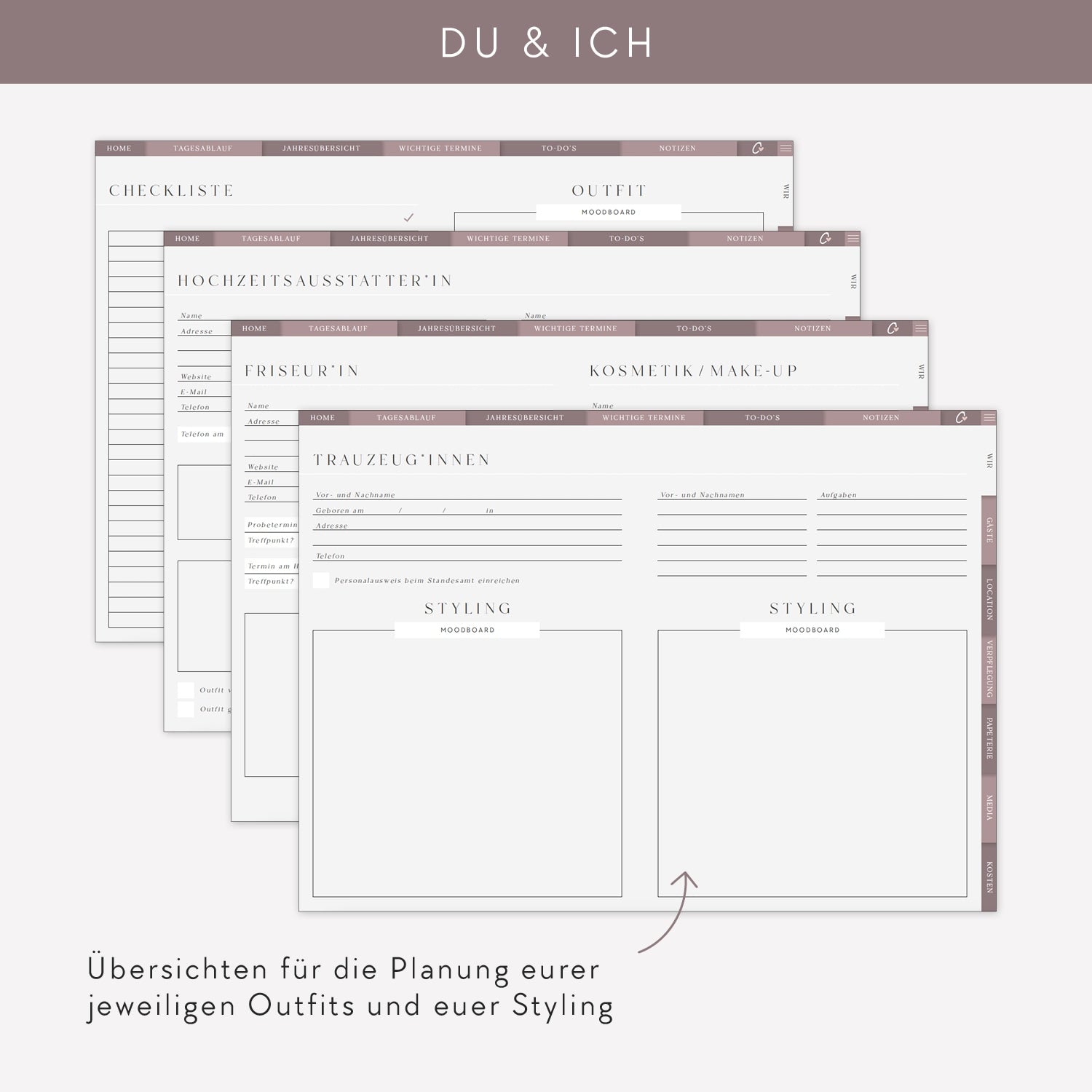 digtaler Hochzeitsplaner „Just Love“