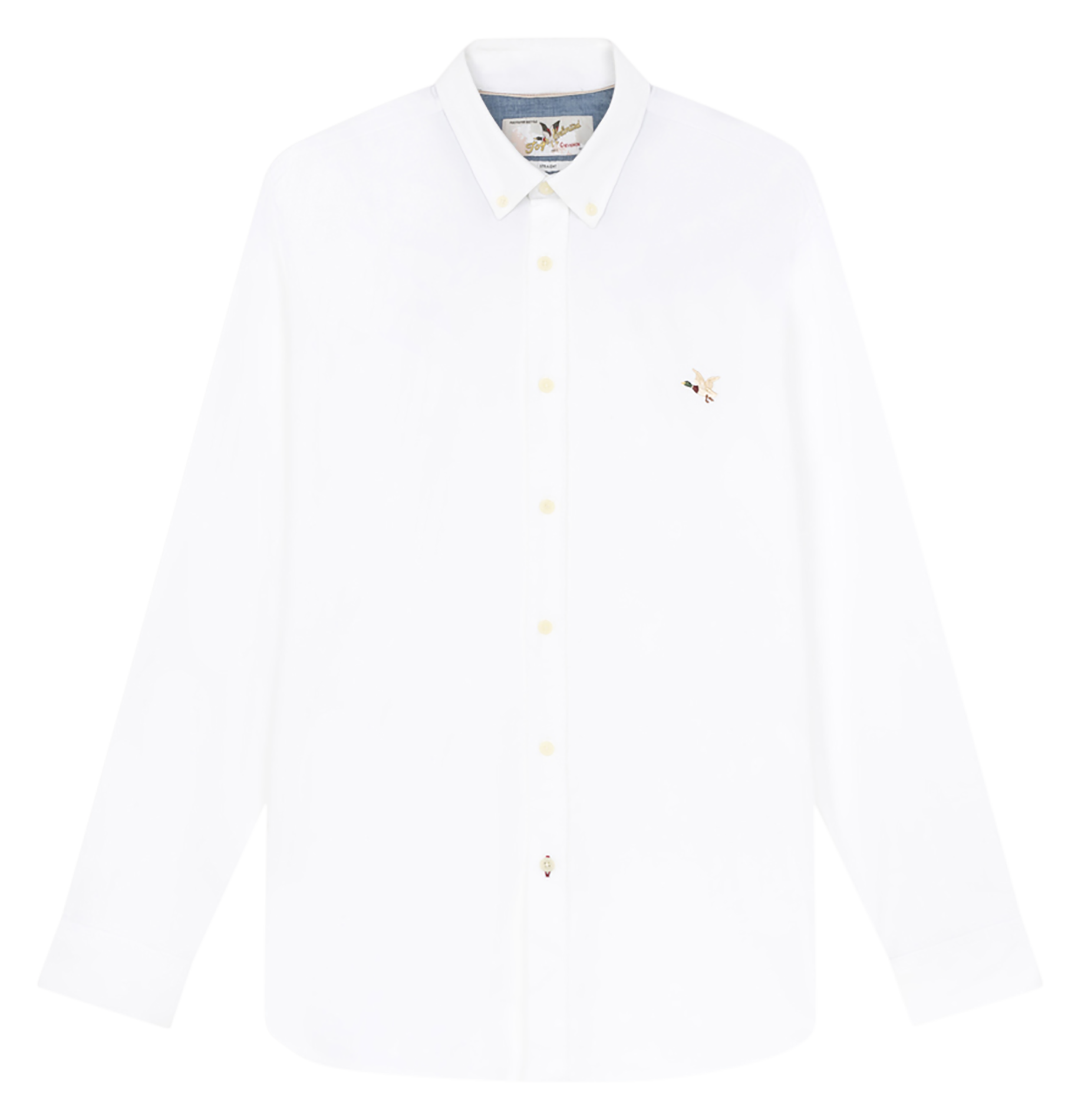 OXFORD 2 TOGS - Chemise droite à col classique en coton| Blanc