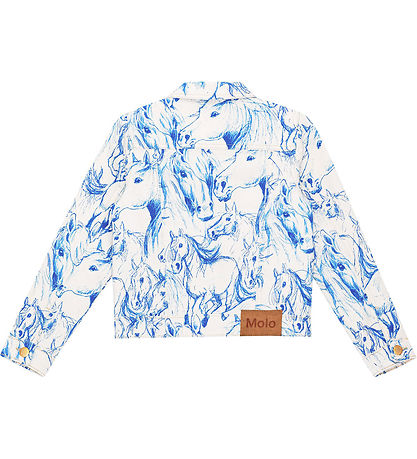Molo Jeansjacke - Heidi - Blue Pferde