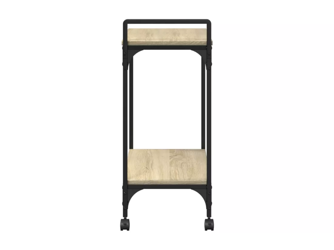 Chariot de cuisine chêne sonoma 60,5x31x72,5 cm bois ingénierie