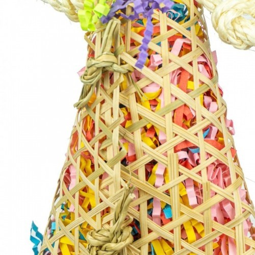Brinquedo de bolsa para papagaios, amarelo