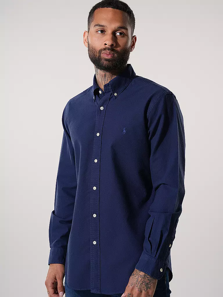 POLO RALPH LAUREN Hemd Custom Fit dunkelblau
