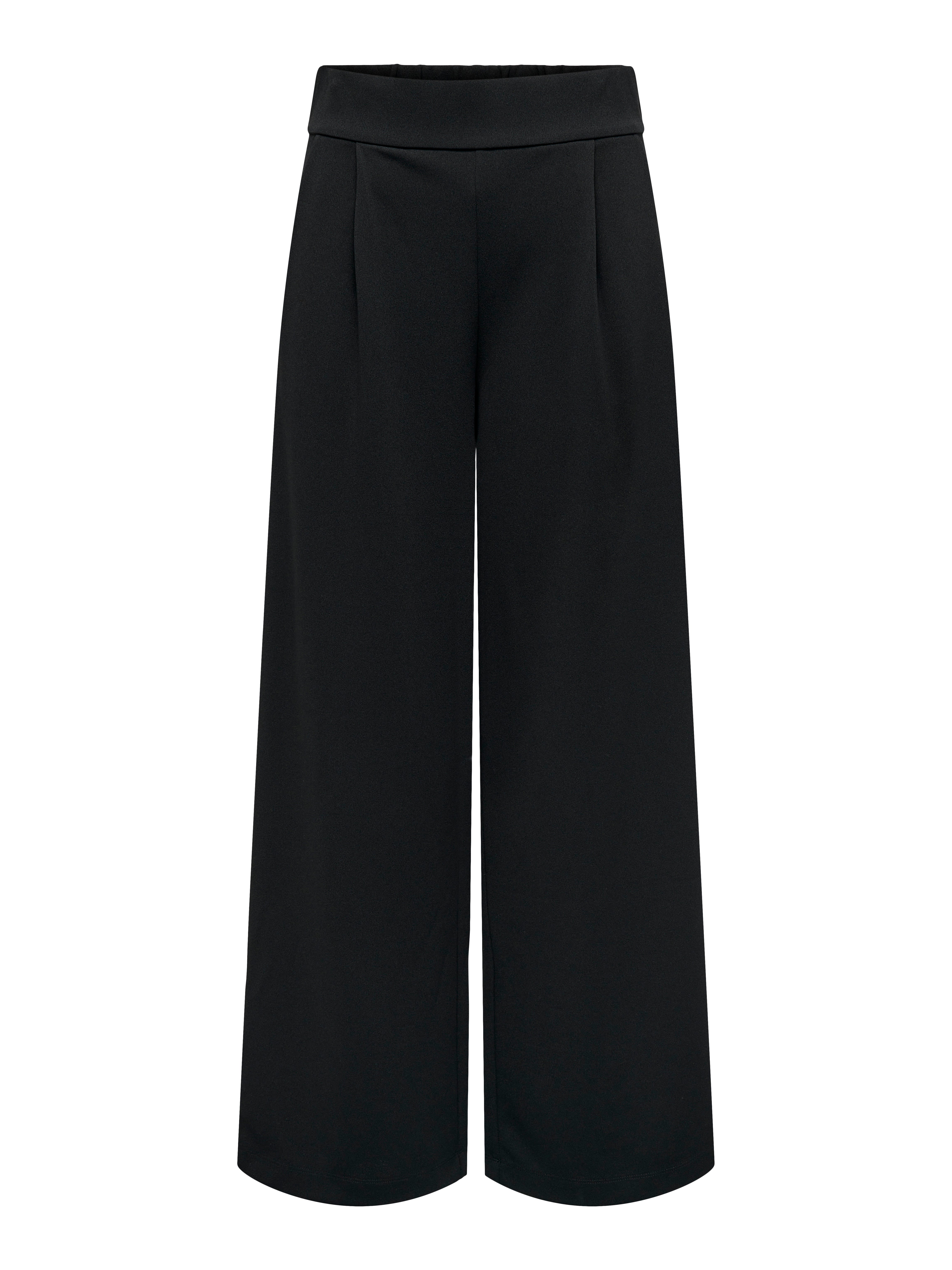 JDYGEGGO Hohe Taille Normal geschnitten Klassische Hose Black