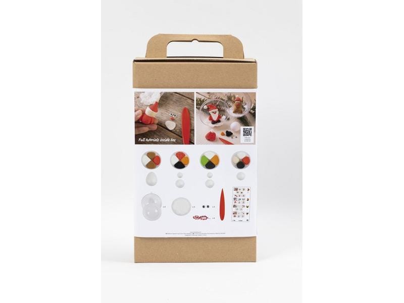 Creativ Company Bastelset Weihnachtskugeln Modellieren Individuell gestaltete Kugeln für den Weihnachtsbaum