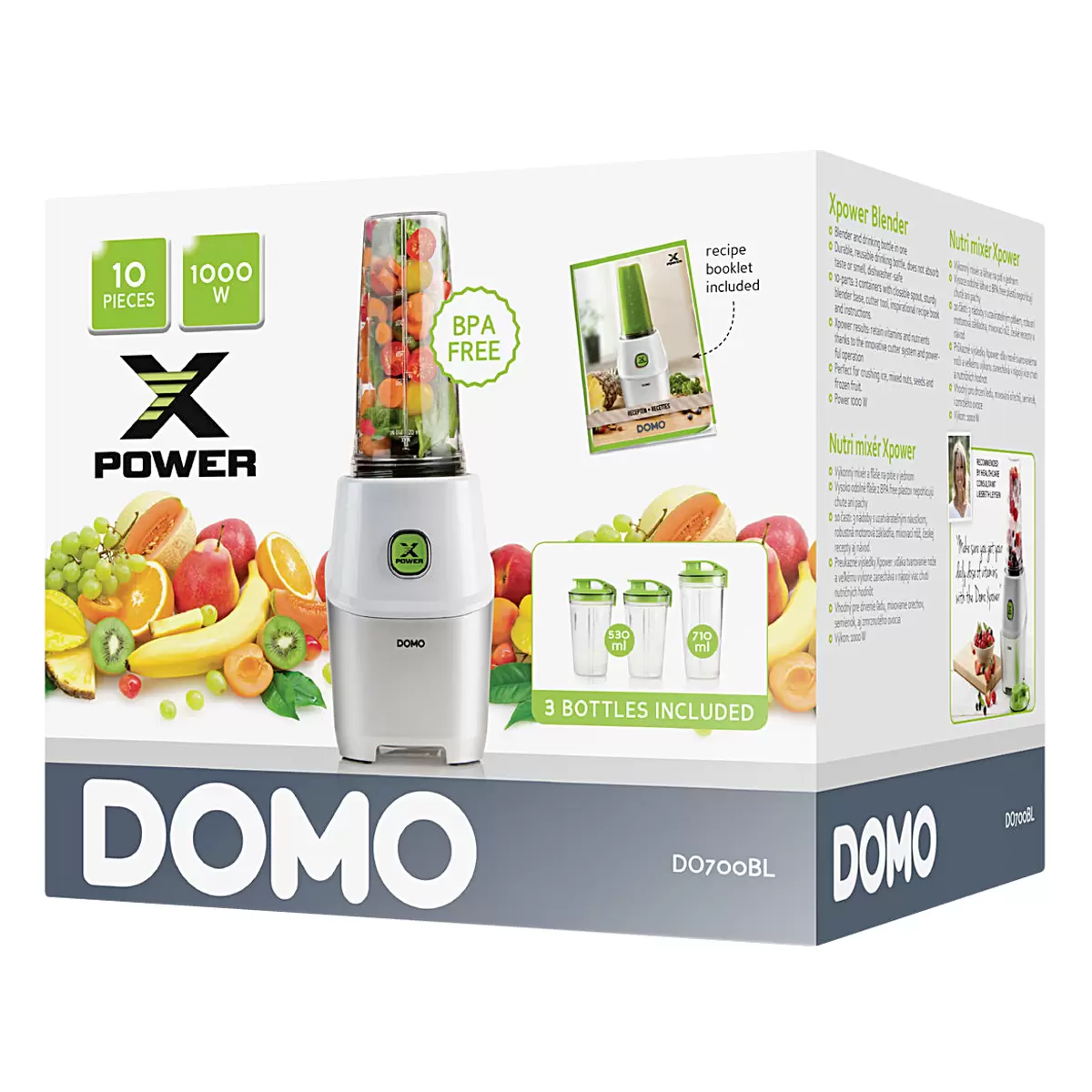 Blender DO700BL Domo silber,transparent