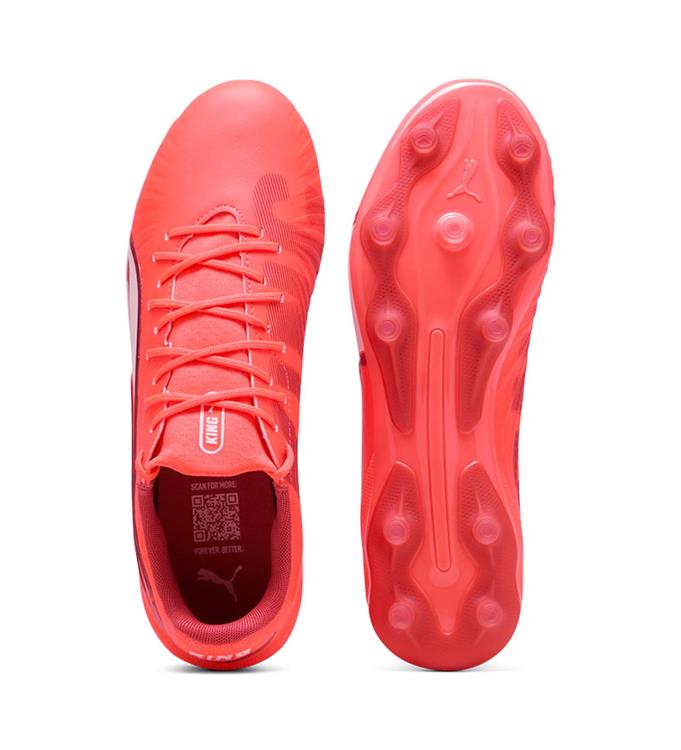 PUMA KING MATCH FG/AG 108315 GLOWING-RED-PUMA-WHITE-RED-FIR
