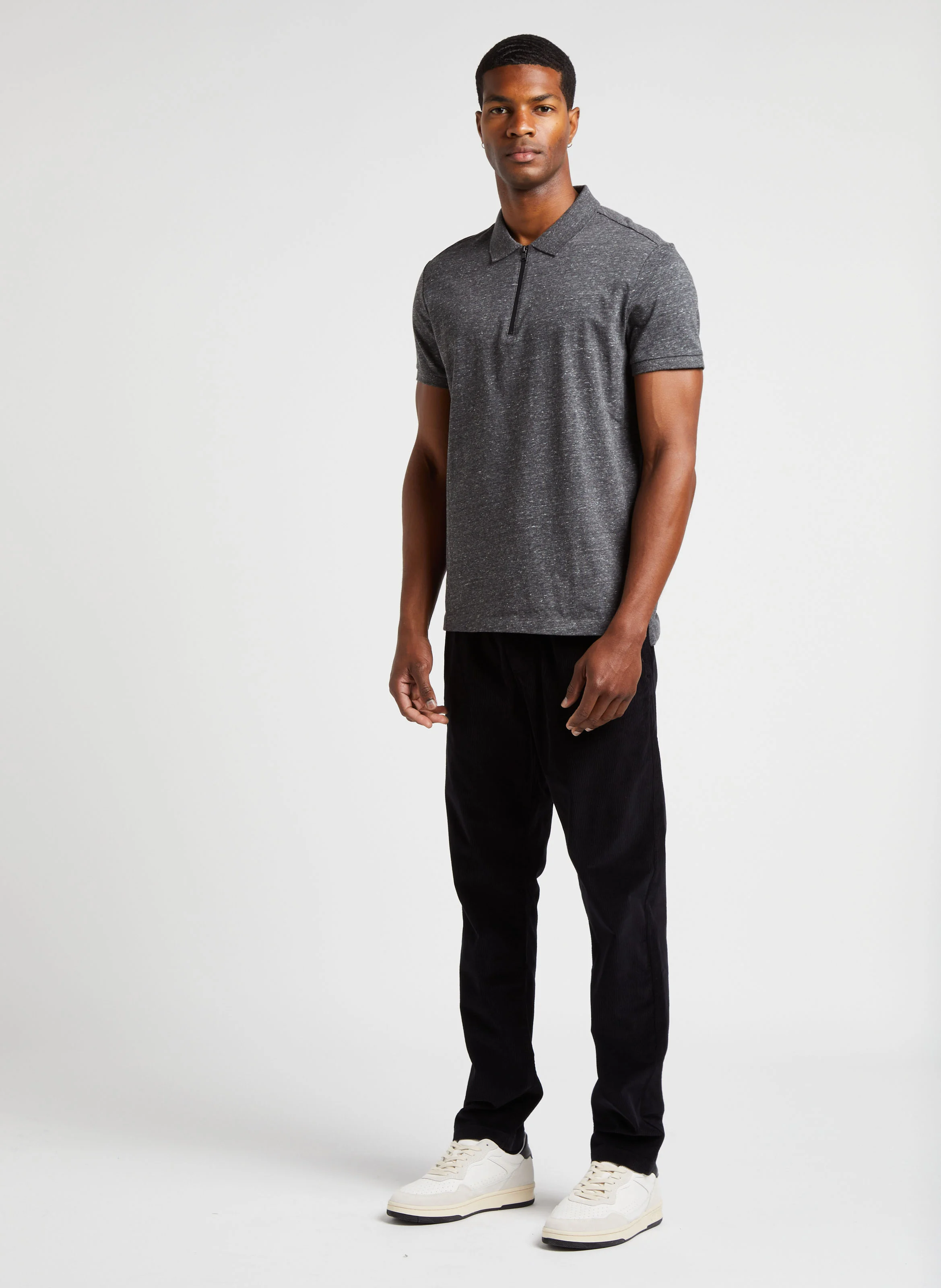 Polo regular-fit| Gris