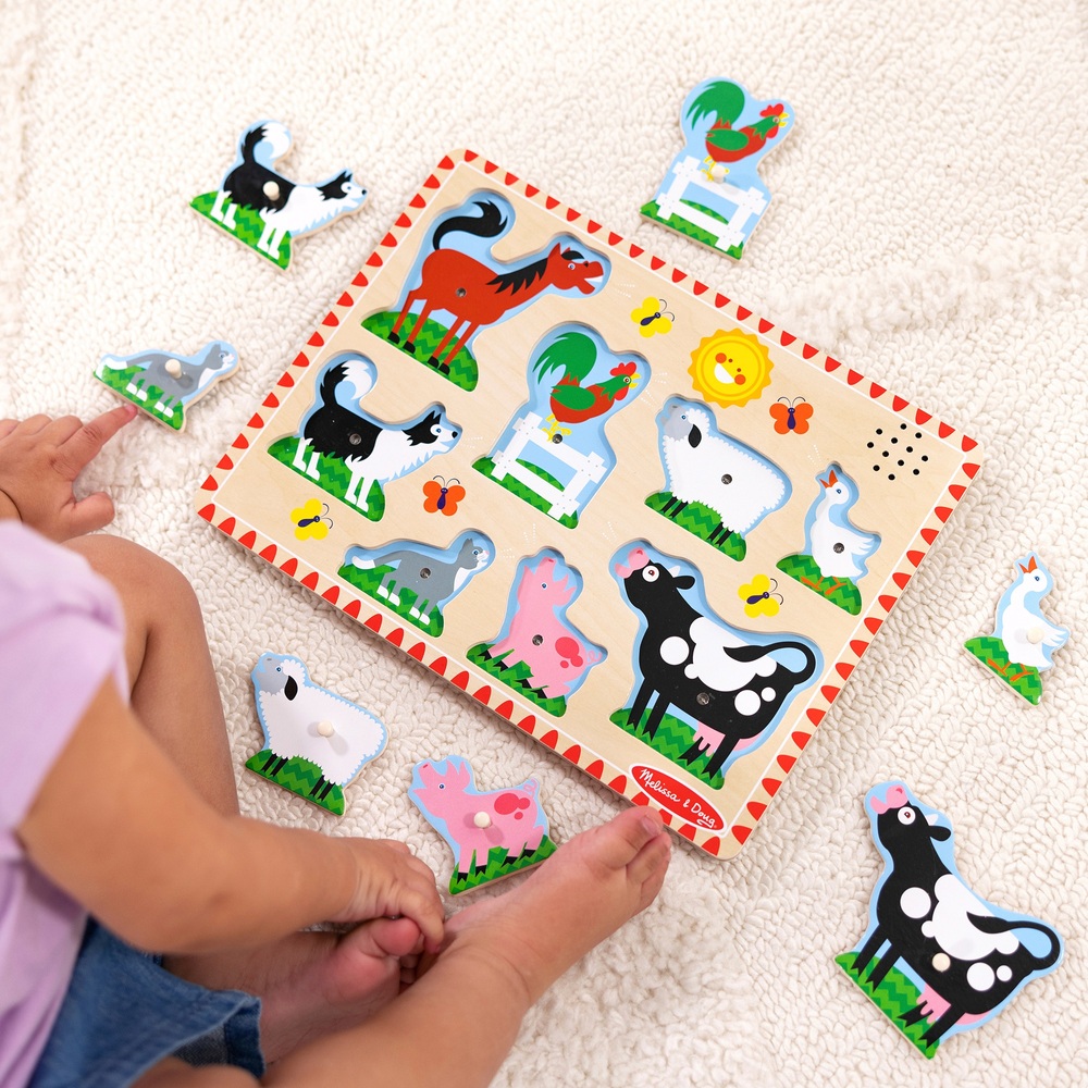 Melissa & Doug Holz-Soundpuzzle-Sortiment