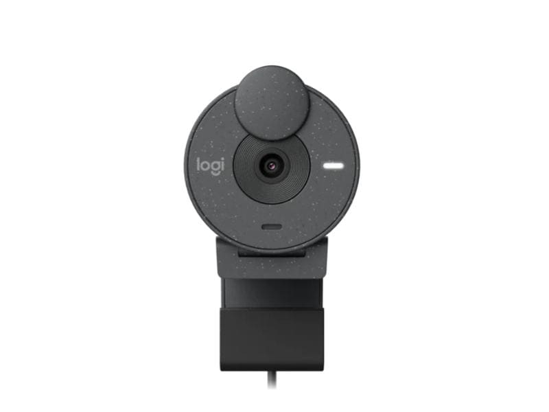 Logitech Webcam Brio 305 Graphite, 1080P 30 fps Stellen Sie Ihren Mitarbeitern eine benutzerfreundliche Webcam für eine bessere Zusammenarbeit zur Verfügung