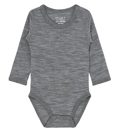 Hust and Claire Body l/ä - Bo - Wolle - Grey Melange