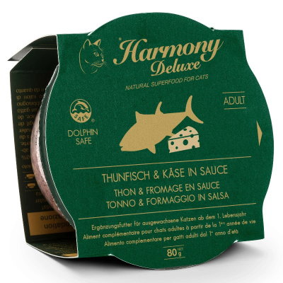 Harmony Cat Deluxe Cup Adult Thunfisch & Käse in Sauce