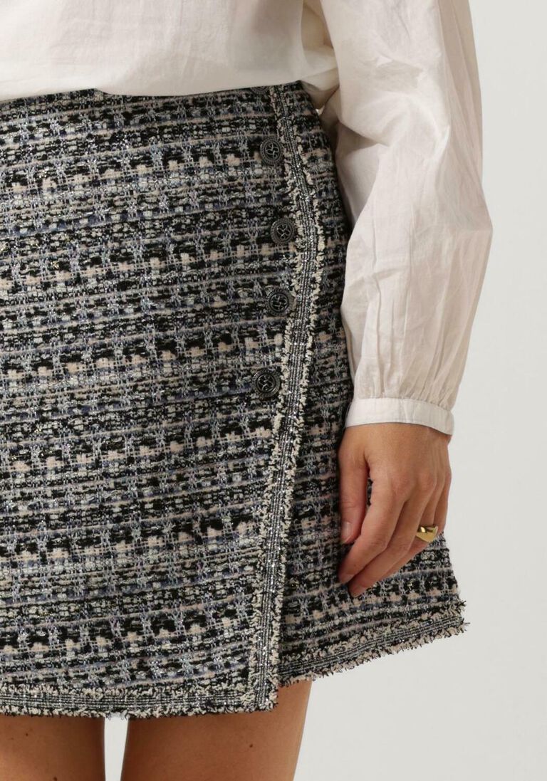donkerblauwe bruuns bazaar minirok trillium maeda skirt