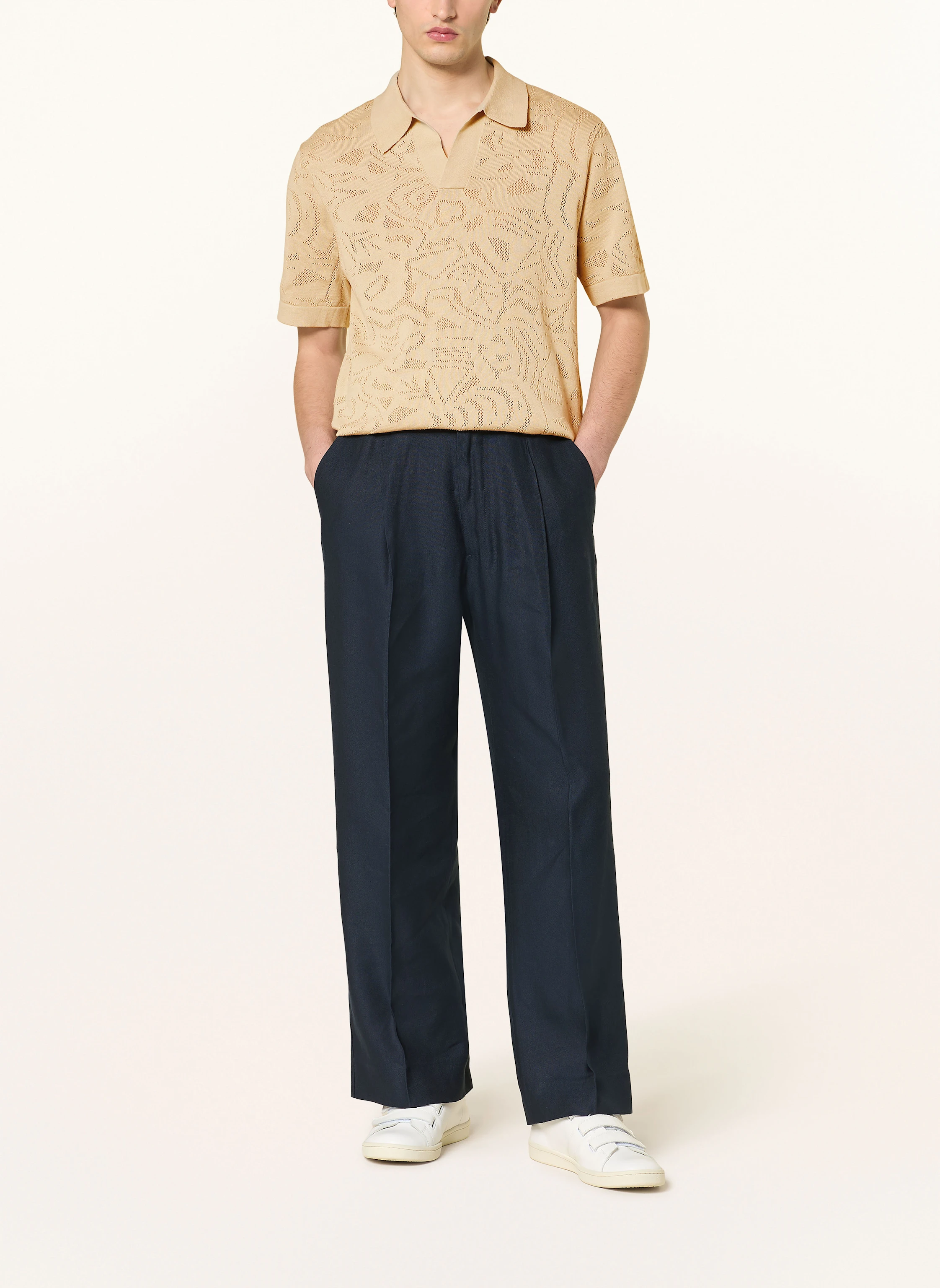 NN.07 Hose KAY 1808 Relaxed Fit mit Leinen