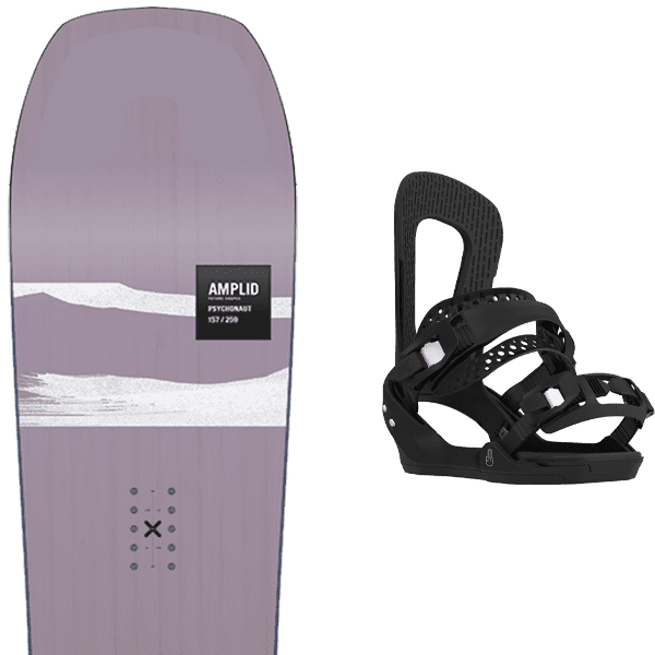 Pack snowboard AMPLID PSYCHONAUT + Fix