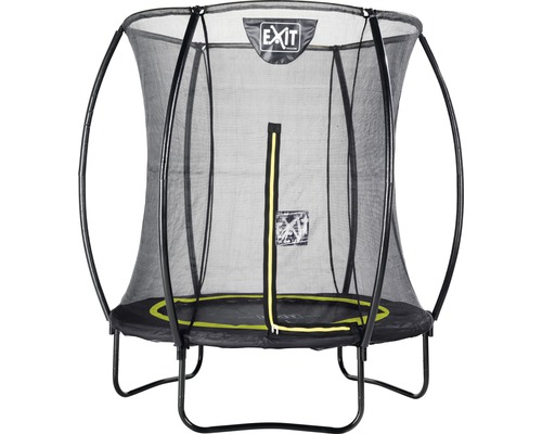 EXIT Silhouette trampoline met veiligheidsnet Ø 183 cm zwart
