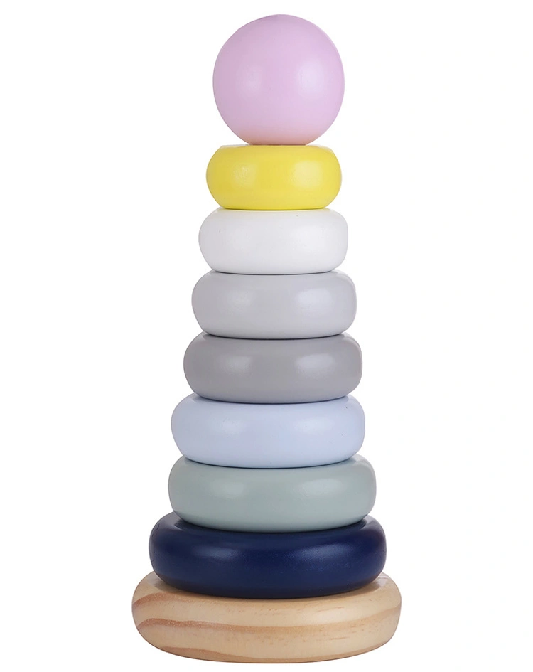 Stapelturm BUNTER HAUFEN in pastellbunt