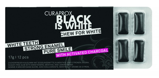 Curaprox Kauwgom Black is White 1ST