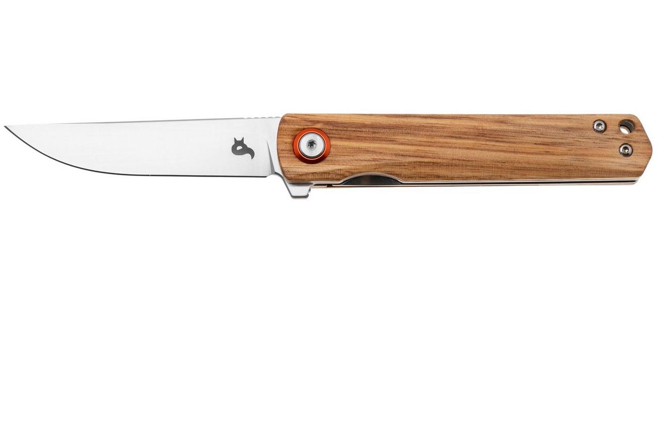 Black Fox Spear BF-783 Satin D2, Zebrawood, zakmes
