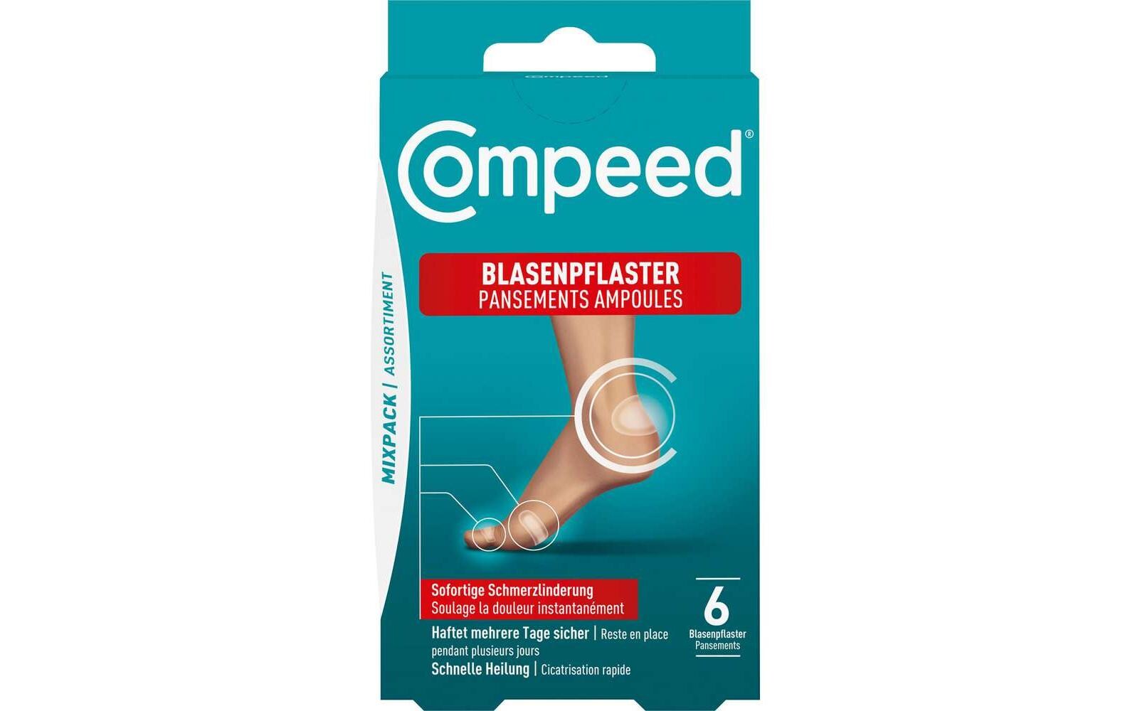 Blasenpflaster Mixpack 6 StückBlasenpflaster Set