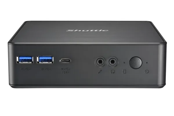Shuttle XPC nano NC40U3 - Barebone - mini PC 1 x Core i3 1215U / op til 4.4 GHz - RAM 0 GB - UHD Graphics 620 - Gigabit Ethernet - sort
